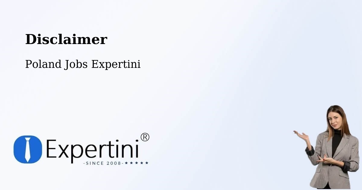 Disclaimer – Węgorzewo - Poland Jobs Expertini